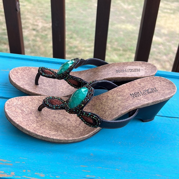 Kenneth Cole Reaction Ladies size 7.5 Pretty Glam Sandals - Picture 6 of 9